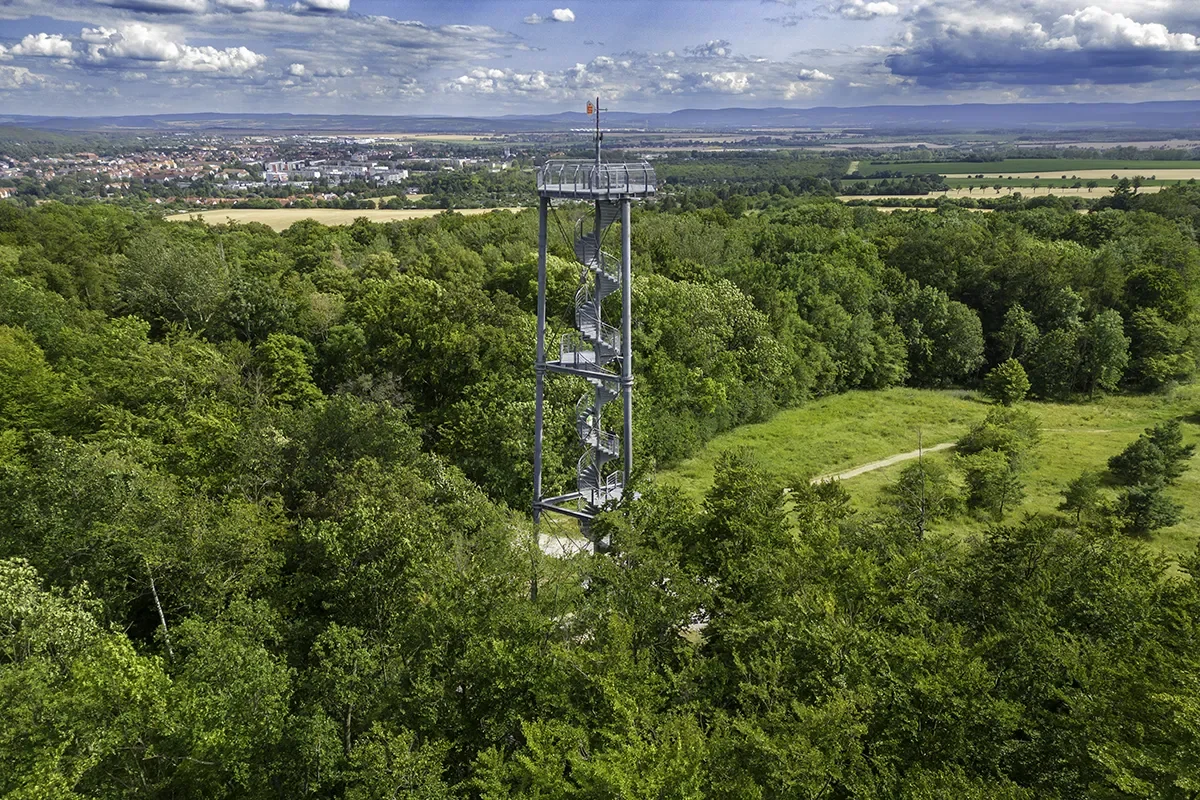 Referenz: Architektur Bürgerturm Gotha – Luftbild