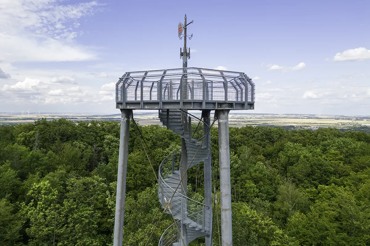 Referenz: Architektur Bürgerturm Gotha – Detailansicht Turmspitze